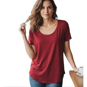 LOFT VINTAGE SOFT RED TEE-SHIRT SZ.L EUC.